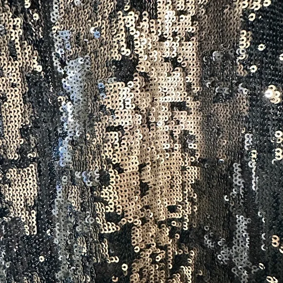 Free People Double Take Sequin Slip Mini Dress Black Rose Combo - Size XS - Picture 10 of 10